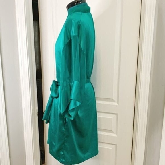 Victoria's Secret Gold Label Silky Lightweight Sheer Tie Vintage Kimono Robe - Picture 9 of 13